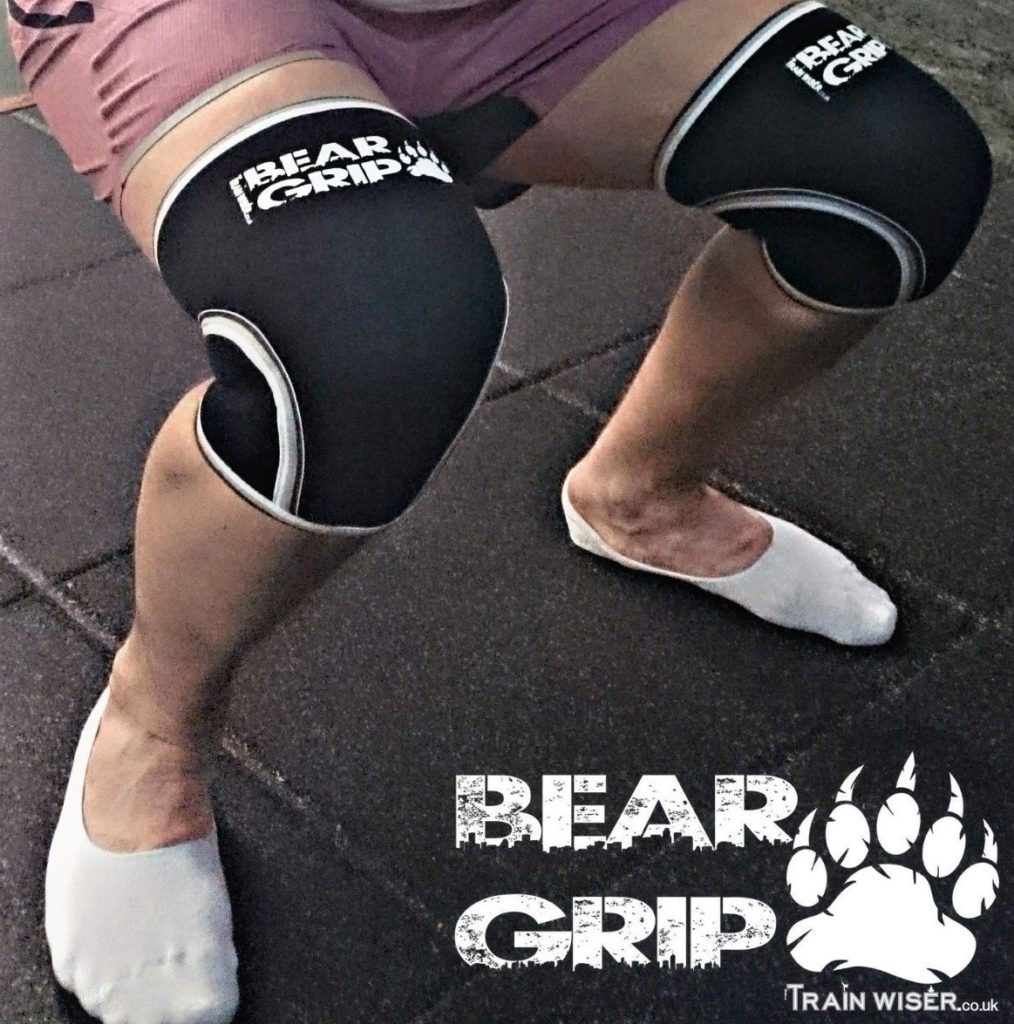 Bear Grip Premium 7mm Compression & support knee Sleeves (Pair) For High Performing Athletes